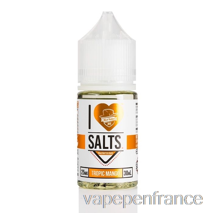 Mangue Tropique - J'aime Les Sels - Stylo Vape 30 Ml 25 Mg